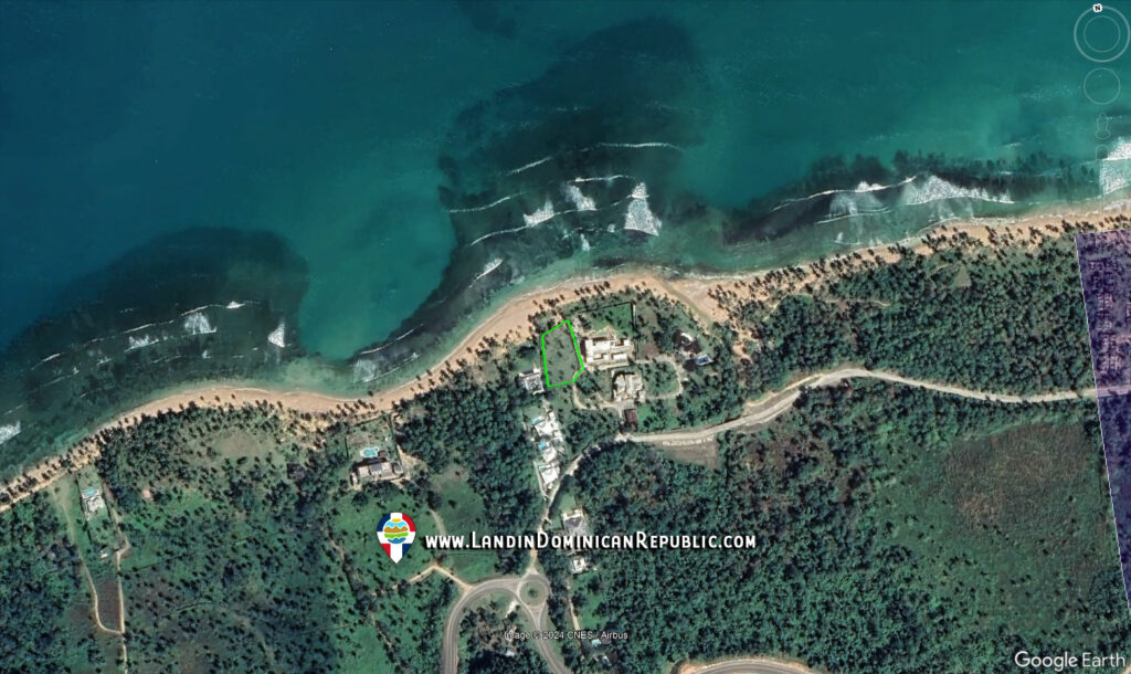 Exclusive Beachfront Lot For Sale At Coson Beach - Las Terrenas