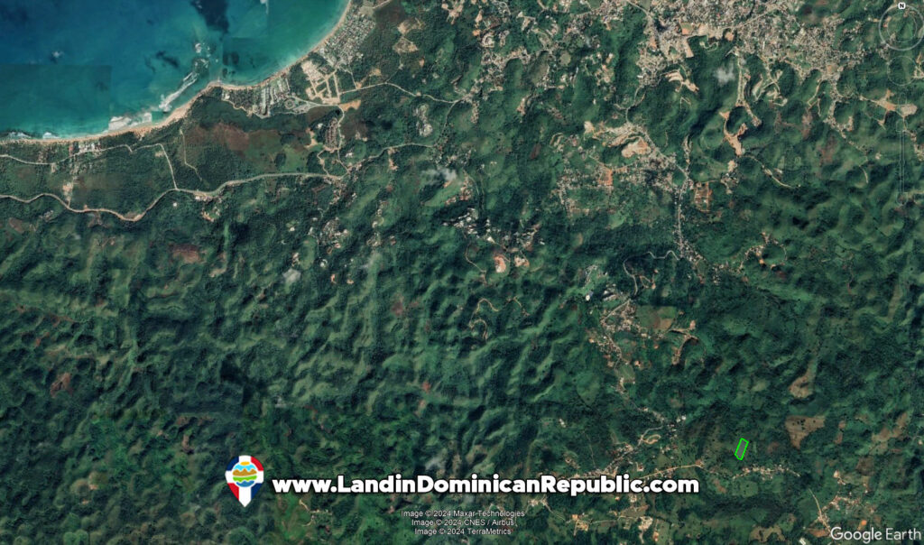 Flat land For Sale on the heights of Las Terrenas