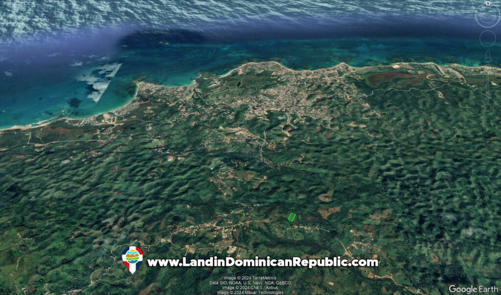 Flat land For Sale on the heights of Las Terrenas